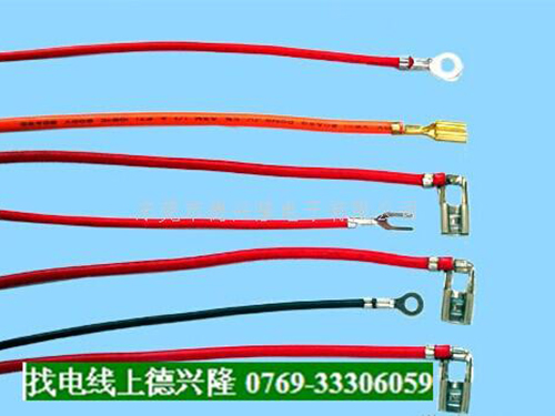 4.8插簧端子线生产...